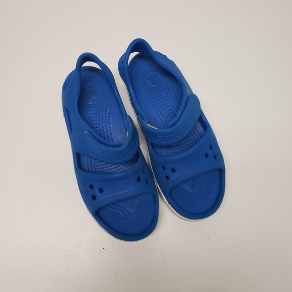 Crocs Crocband II Water Sandal Colbalt Blue Unisex Size J 2 - Picture 1 of 7